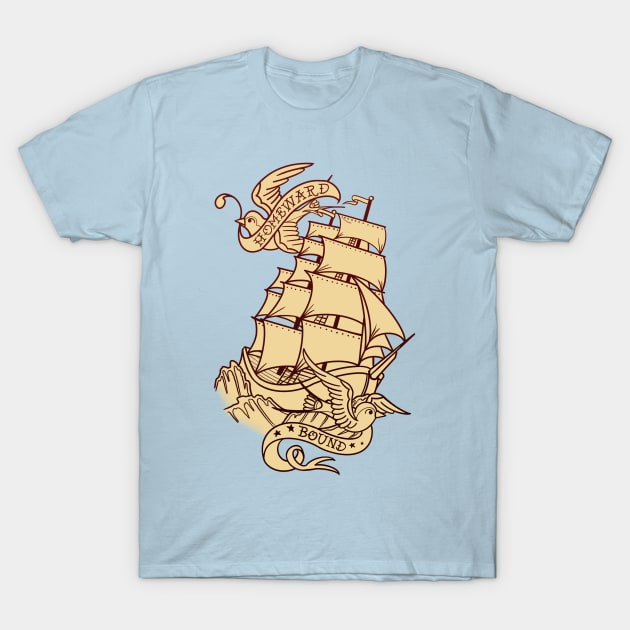 Homeward Bound T-Shirt by Mertalou